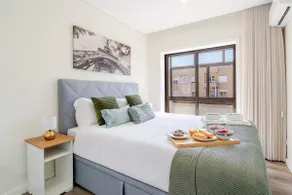 Spacious & Stylish Flat with Garage by HostWise - Image 3