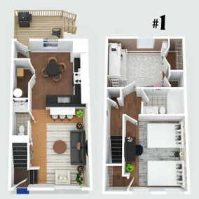 2 BR 1.5 Bath Retreat / Sleeps 7 / 3 Miles to Ark! - Image 5