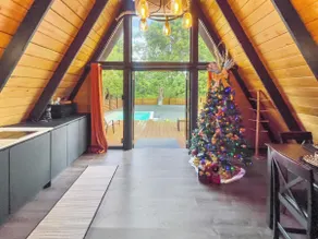 Africa787 A Frame Wood House With Pool in Lajas - Image 3