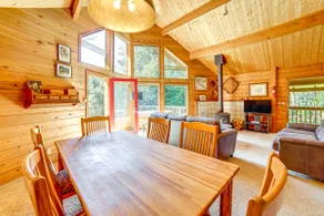 Hot Tub, 1 Mi to Beach: 12-acre Fort Bragg Cabin! - Image 3