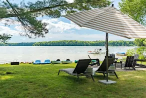 Lakefront Lodge with 100' sandy bottom/dock/firepi - Image 3