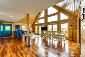 Mtn-view Deck: Scenic Conway Log Cabin! - Image 3