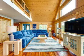 Mtn-view Deck: Scenic Conway Log Cabin! - Image 4
