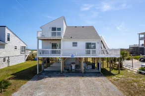 Deck & View: Oceanfront Oasis in Oak Island! - Image 3