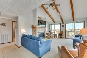Deck & View: Oceanfront Oasis in Oak Island! - Image 4