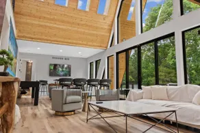 Epic A-Frame! Rooftop, Theater, Hot Tub and Sauna - Image 3