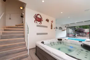 Holiday Home 'Ty Al Louarn - Pool - Spa' with Private Terrace, Shared Garden & Wi-Fi - Image 3