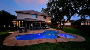 Spacious 5BR Retreat with Heated Pool & Outdoor Ga - Image 5