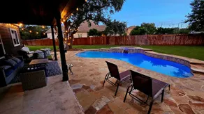 Spacious 5BR Retreat with Heated Pool & Outdoor Ga - Image 2