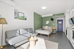 Comfy Studio | Balcony | 12 Mins Walk to Train - Image 2