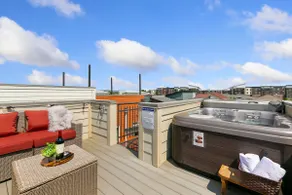 The Cycle Haus Rooftop Deck with Hot Tub and Views - Image 5