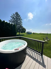 Hot Tub, Fenced in Backyard & Farm Views - Image 2