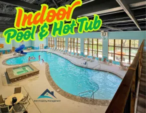 3BR Luxury Cabin, pools, fishing, clean family fun - Image 2