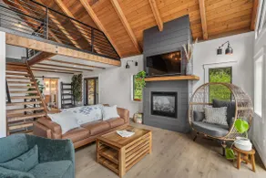 A-Frame Cedar Retreat w/ Hot Tub, Secret Game Room - Image 2