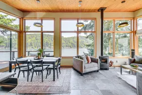 Fire Pit & Views: Modern Summit Lake Escape! - Image 4