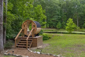 Modern Cabin: Hot Tub, Sauna, Pond Views, Sleeps 6 - Image 4