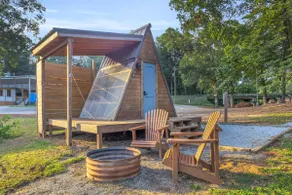 The Camellia - A Frame Camping Pod w/ River View - Image 5