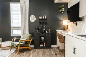 Comfy King Bed, Hot Tub, Coffee Bar - Image 3