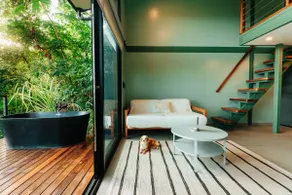 Stylish Tiny Home with Sea View and Bathtub - Image 3