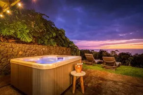 Holualoa Sanctuary Hot Tub, Ocean Views, A/C 12 Min to Beach - Image 3