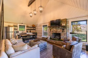 Copper Cabin - modern cabin along Cove Creek, hot tub, fire pit - Image 5