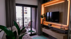 45B Apto Suite Queen + 2 Beds no Moov Smart Home - Image 4