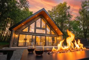 Luxury Lake Cabin | The Hideout | Pool | Sleeps 9 - Image 1
