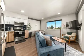 Modern condo w/kitchen & king bed - Image 2