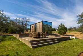 Luxury Glass Casita | Hot Tub + Firepit | Near RT - Image 4