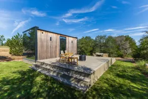 Luxury Glass Casita | Hot Tub + Firepit | Near RT - Image 5