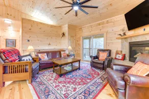 5BR Smoky Mtn Cabin w/ Hot Tub | Sleeps 13 - Image 3