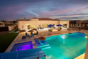 The Grand Oasis-V-ball-30'waterslide-hot tub-sauna - Image 5