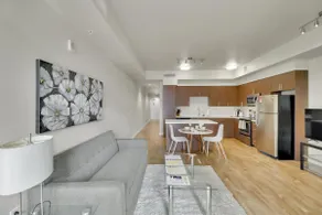 Bright Modern 1BR w/ Kitchen + Workspace - Image 5