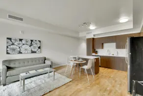 Bright Modern 1BR w/ Kitchen + Workspace - Image 3
