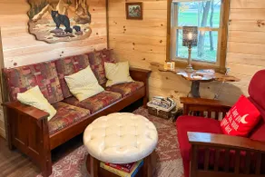 Outdoor Oasis w/ Fire Pit & Dock: Galion Log Cabin - Image 5