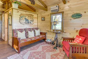 Outdoor Oasis w/ Fire Pit & Dock: Galion Log Cabin - Image 4