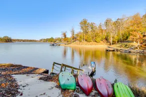 Unplugged Getaway on Lake Secession! Home w/ Dock - Image 3