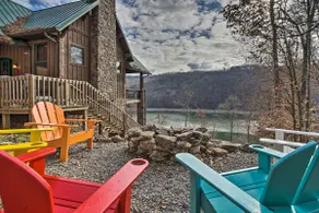 Lakefront Cabin Sleeps 16 Dock Fire Pit Hot Tub - Image 5