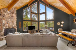 Modern Mountain Chalet with Wall-of-Windows Forest Views. - Image 5