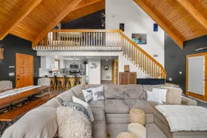 Modern Mountain Chalet with Wall-of-Windows Forest Views. - Image 3