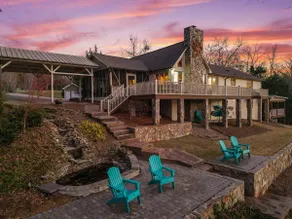 Lake House Fire Table Sunset - Image 2