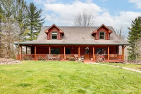 Spacious Log Home w/ 13 Acres, Ponds & Fire Pit! - Image 2