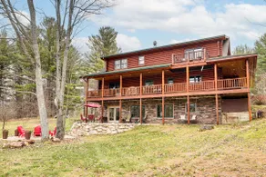 Spacious Log Home w/ 13 Acres, Ponds & Fire Pit! - Image 3