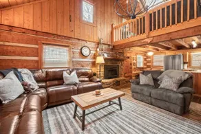 Ginger Stag Log Cabin w/ Fire Pit - Image 4