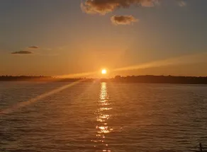 Sunshine at the Beacon: Autumn on Wiggins Lake - Image 2
