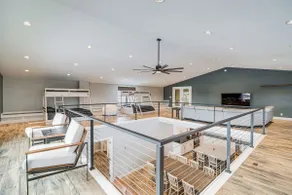 Patio & Fishing Pond! Modern Barndominium Near KC - Image 4