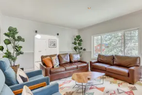 Dog-friendly home with pool table, fireplaces, & p - Image 5