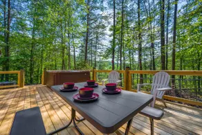 *Secluded 2BD Cabin w/ Hot Tub! Fireplace + GAMES* - Image 3