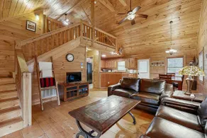 Dog-friendly cabin with riverfront access - great - Image 4