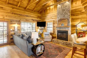 Deck, Sauna & Mtn View! Fort Payne Cabin - Image 5